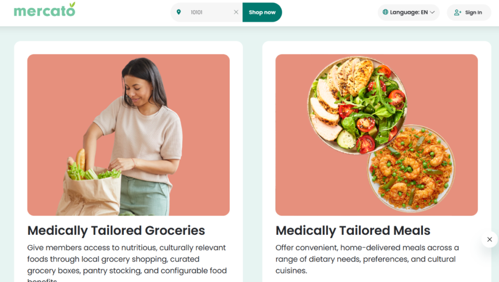 mercato website